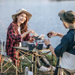 Camping cooking equipment