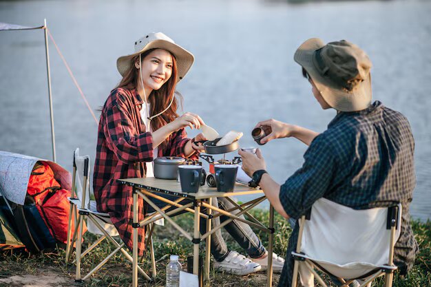 Camping cooking equipment